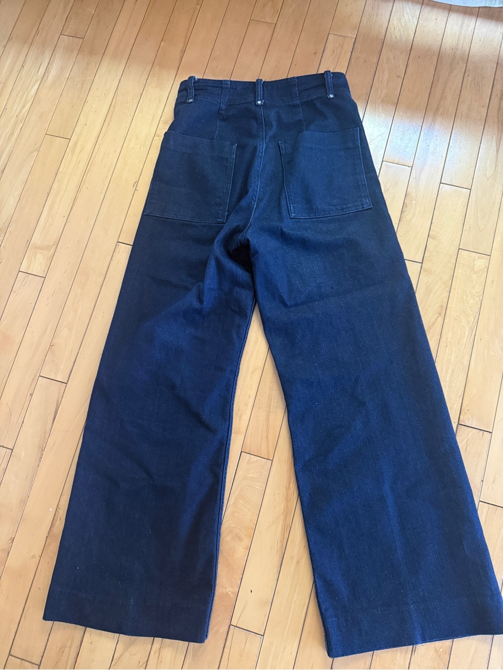 Zara Dark Rinse Denim Pants